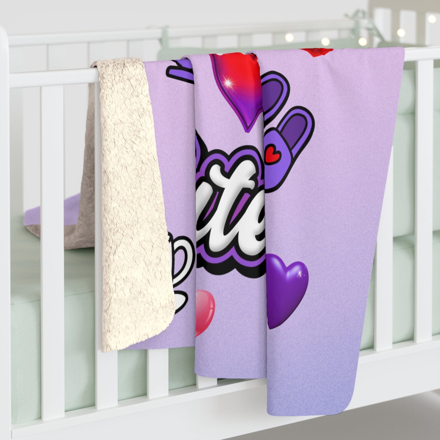 "Comfy Cozy Cutesy" Blanket 50 x 60