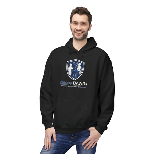Decoy DAWGs Unisex Hoodie (Big Logo - Dark Clothes)