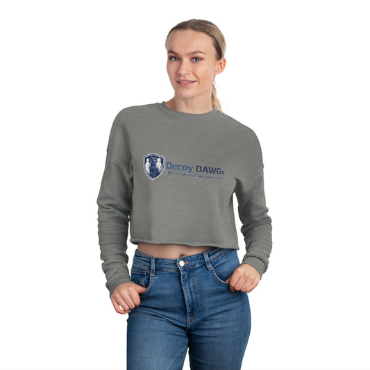 Decoy DAWGs Women's Cropped Sweatshirt (Small Logo)