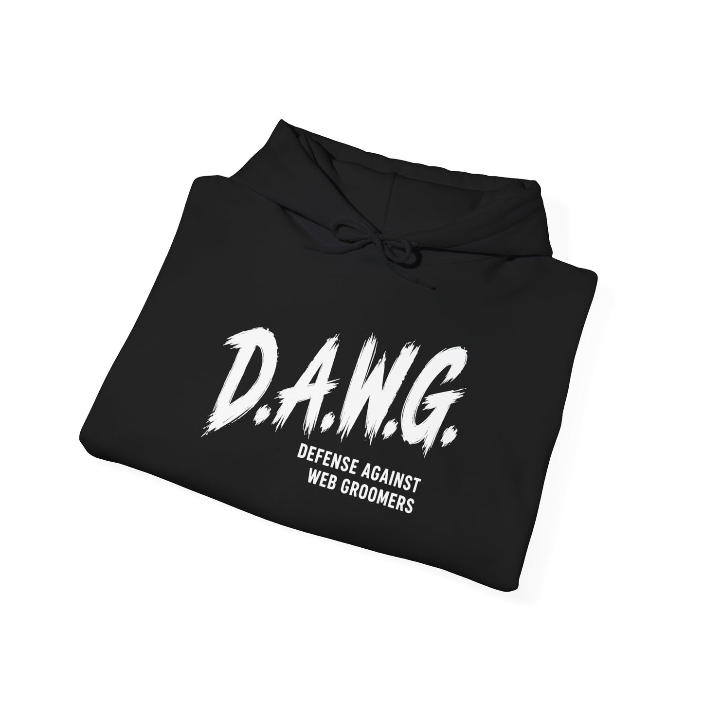 DAWG "Defense Against Web Groomers" Hoodie — Awareness & Advocacy Pullover