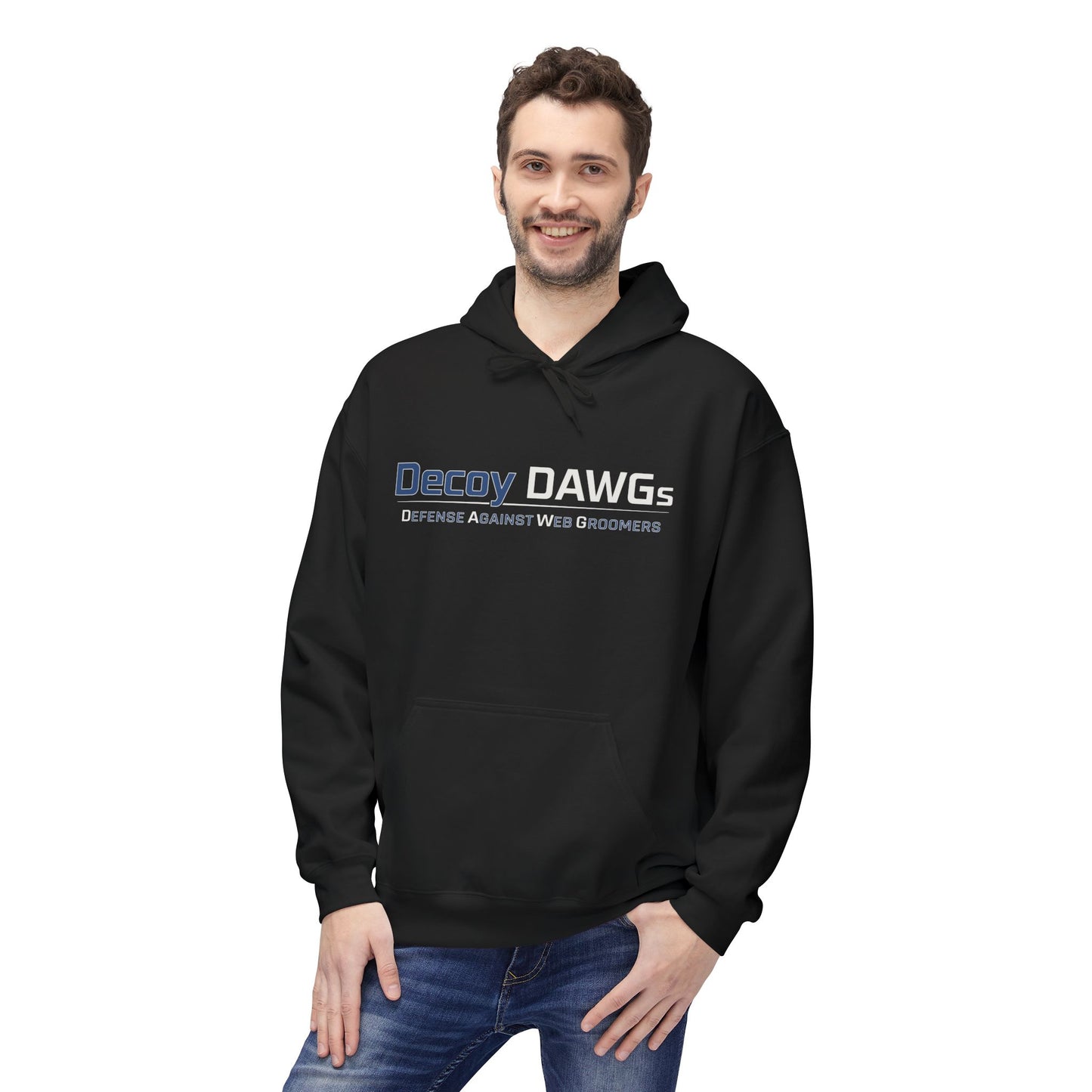 Decoy DAWGs Unisex Hoodie (Simple Logo - Dark Clothes)
