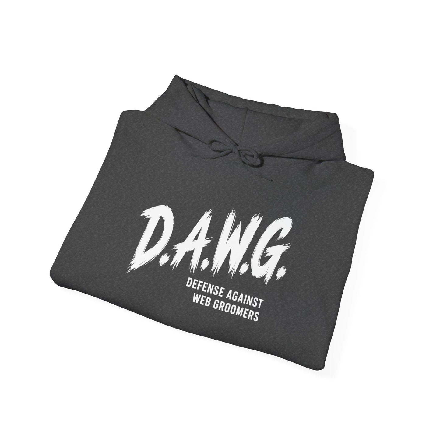 DAWG "Defense Against Web Groomers" Hoodie — Awareness & Advocacy Pullover