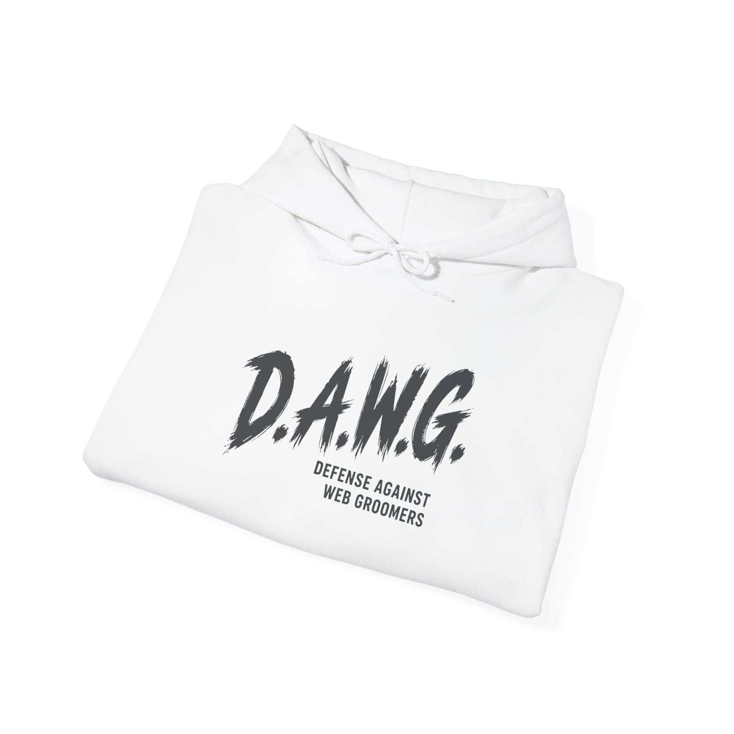 D.A.W.G. Hoodie – Defense Against Web Groomers Awareness Sweatshirt