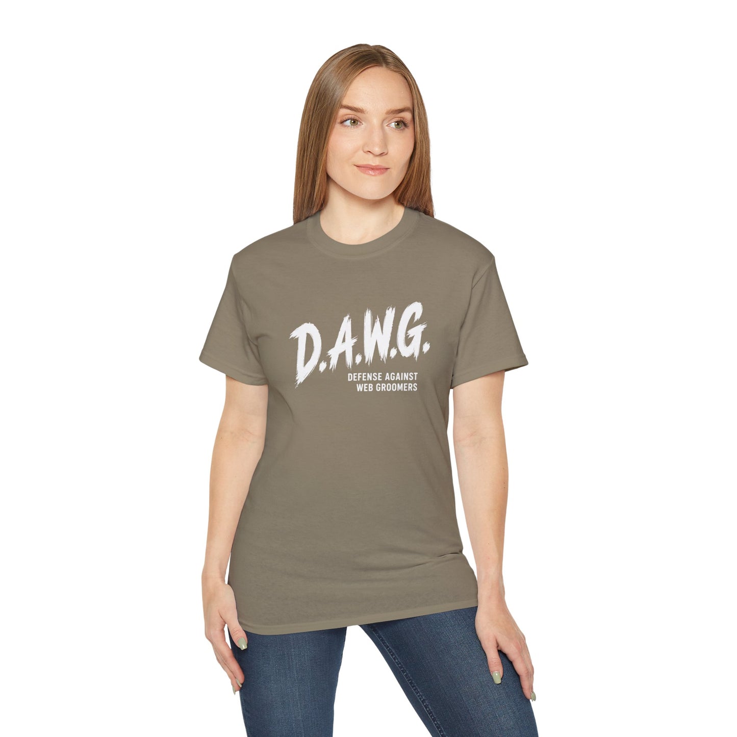 D.A.W.G. Tee — Defense Against Web Groomers Awareness Shirt
