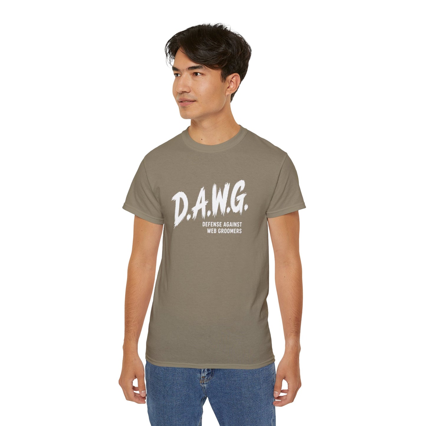 D.A.W.G. Tee — Defense Against Web Groomers Awareness Shirt