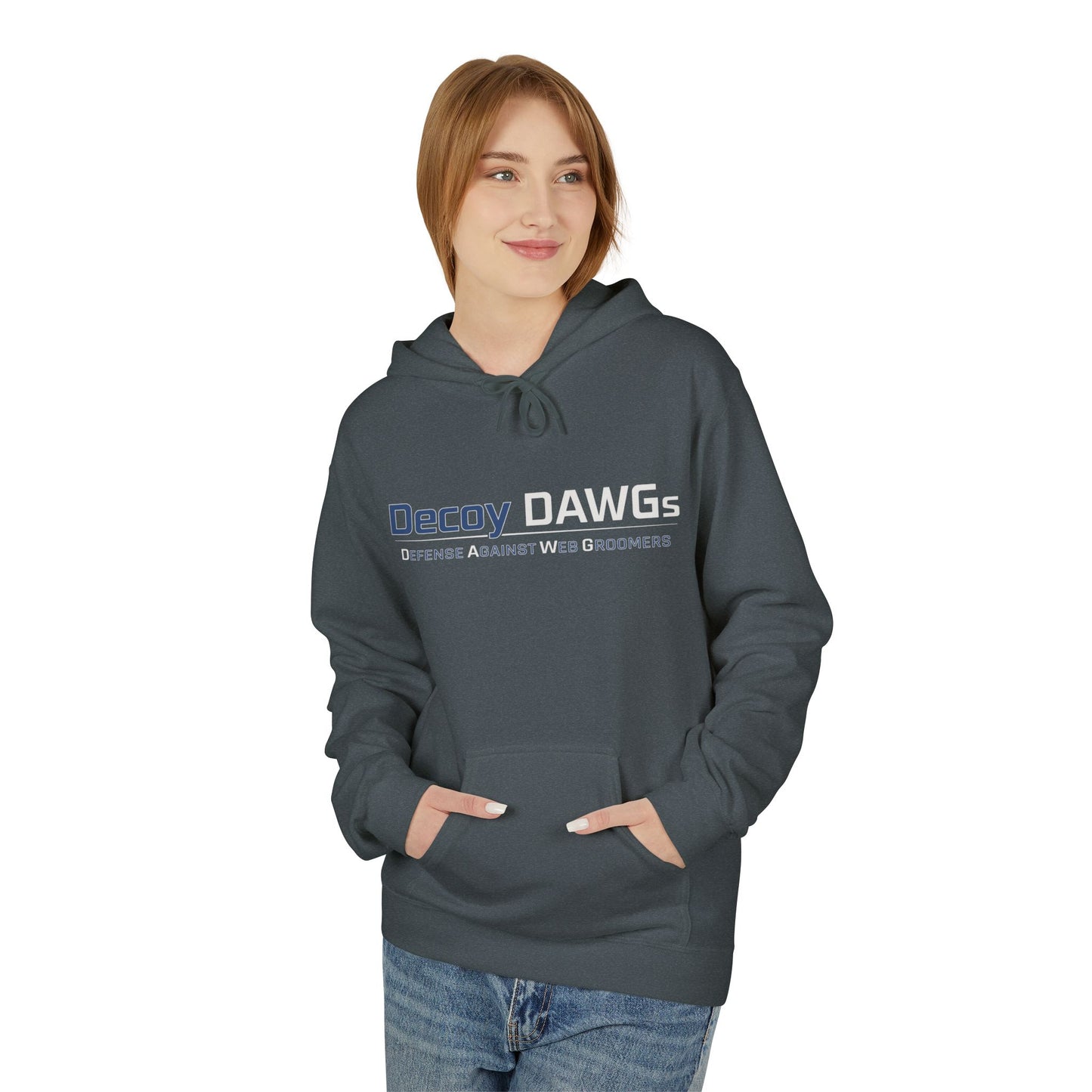Decoy DAWGs Unisex Hoodie (Simple Logo - Dark Clothes)