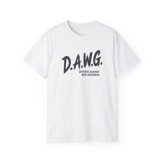 D.A.W.G. Tee — Defense Against Web Groomers Graphic T-Shirt
