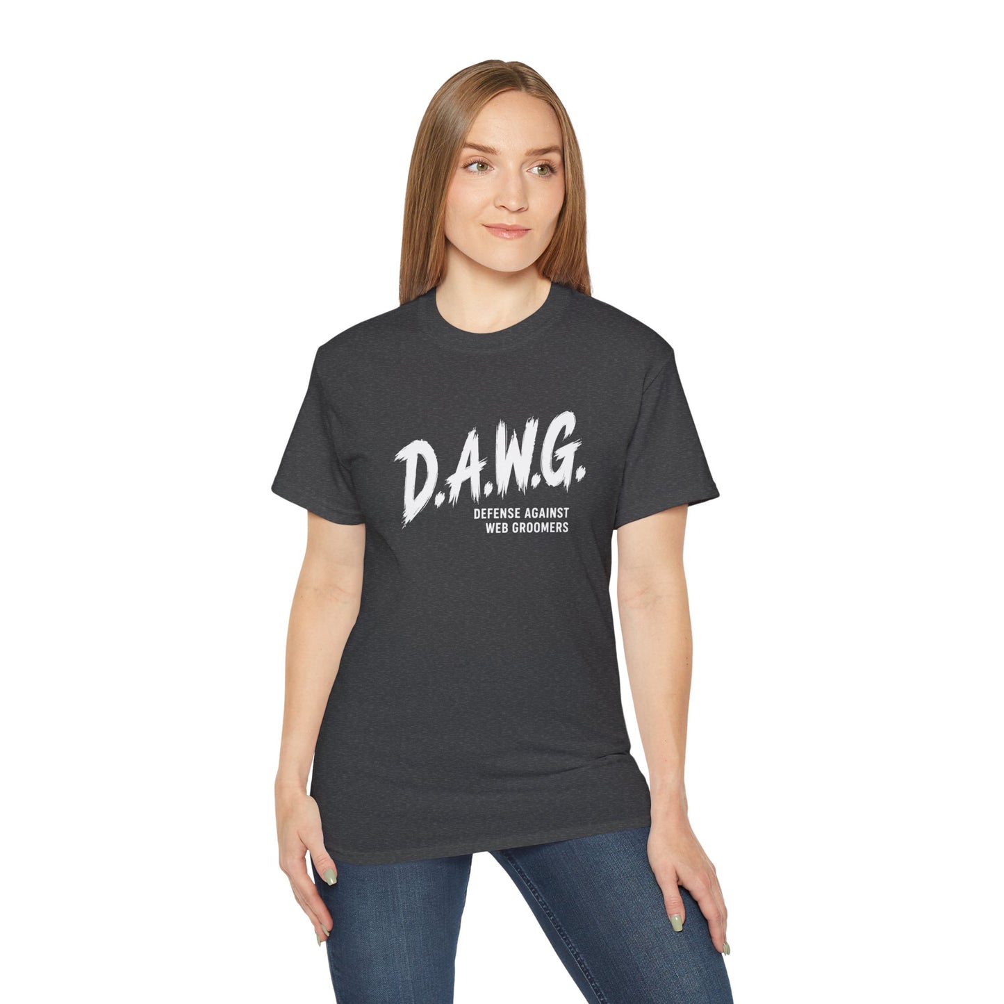 D.A.W.G. Tee — Defense Against Web Groomers Awareness Shirt