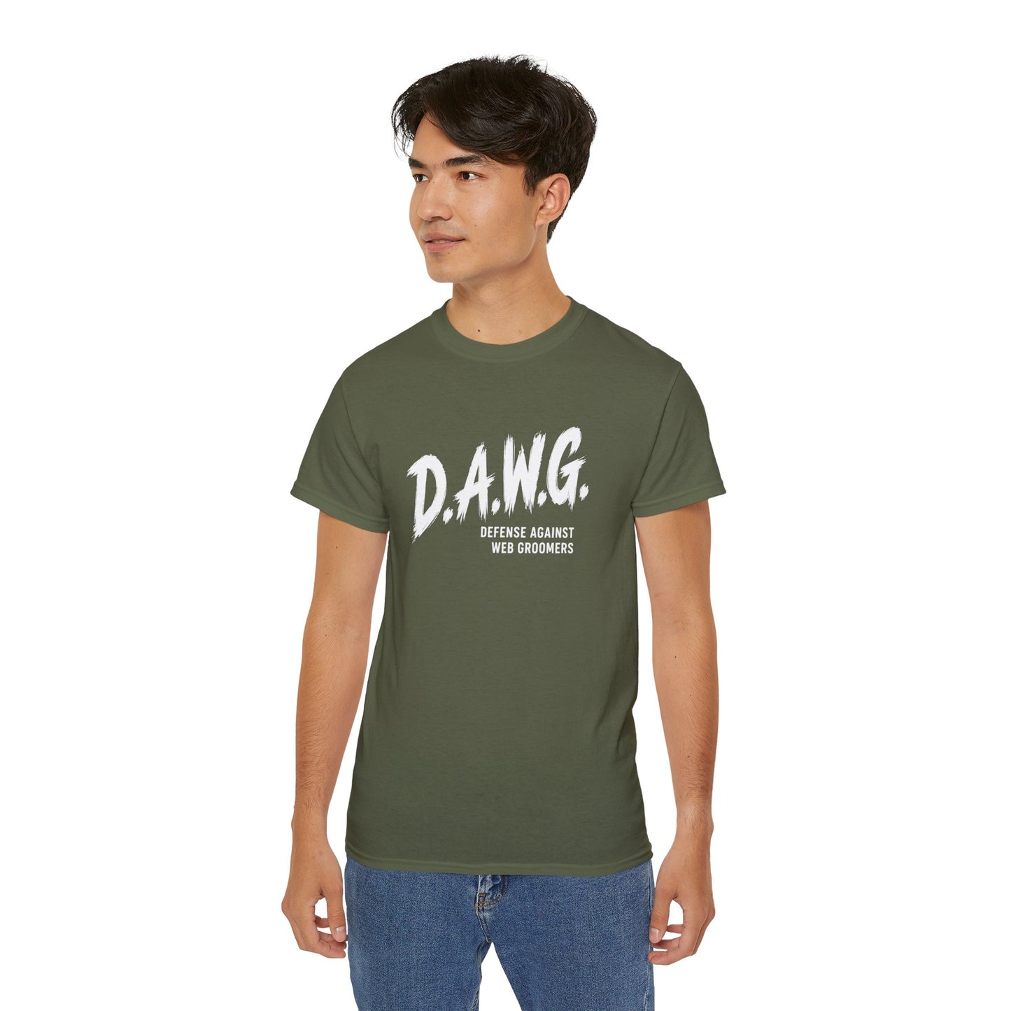 D.A.W.G. Tee — Defense Against Web Groomers Awareness Shirt