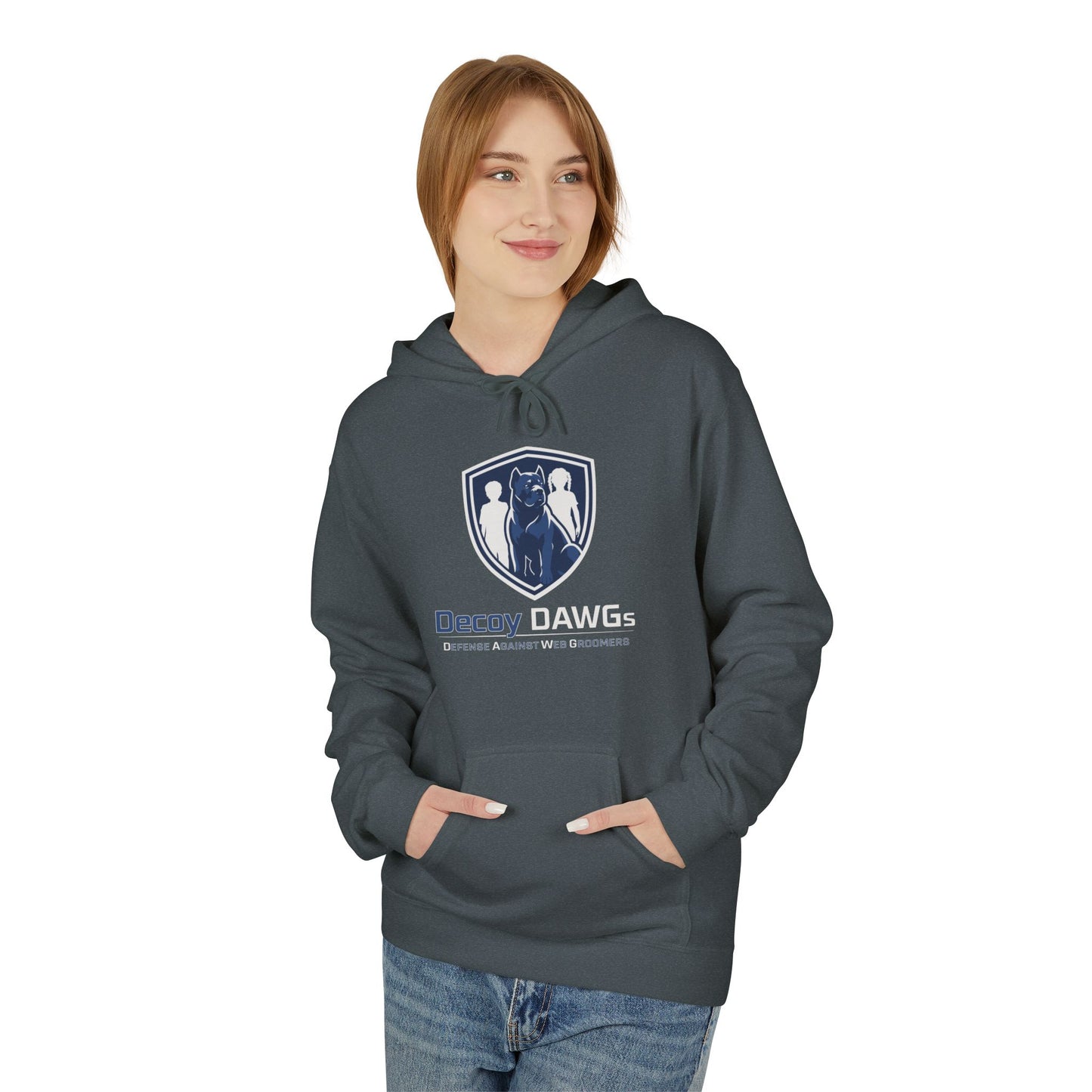 Decoy DAWGs Unisex Hoodie (Big Logo - Dark Clothes)