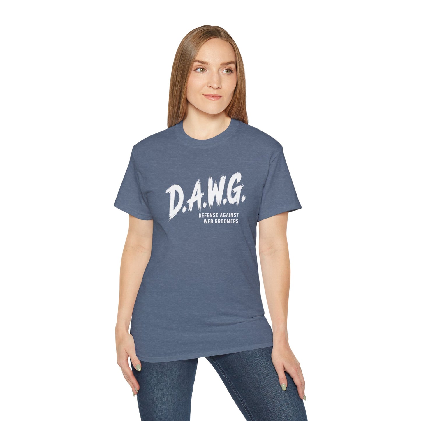 D.A.W.G. Tee — Defense Against Web Groomers Awareness Shirt