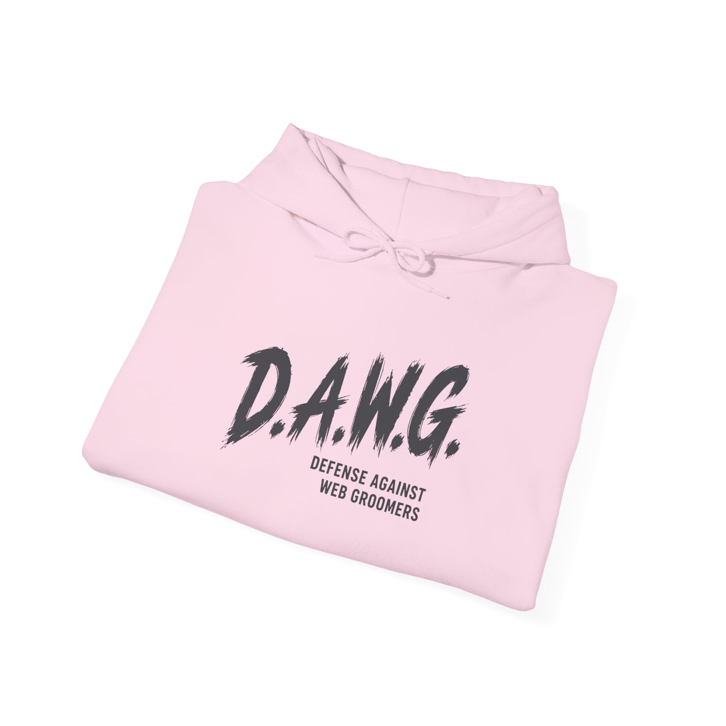 D.A.W.G. Hoodie – Defense Against Web Groomers Awareness Sweatshirt