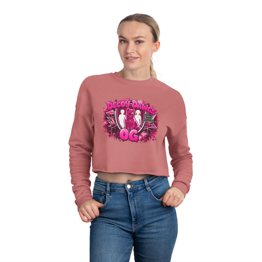 Pink OG DAWGs Design Women's Cropped Sweatshirt