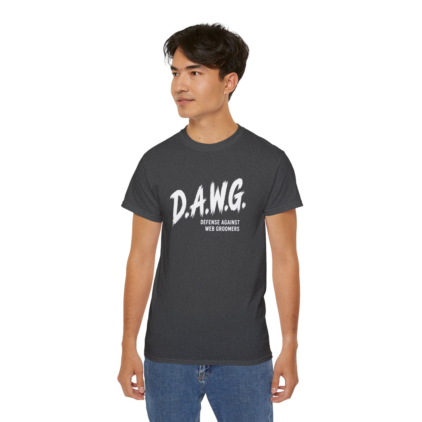 D.A.W.G. Tee — Defense Against Web Groomers Awareness Shirt