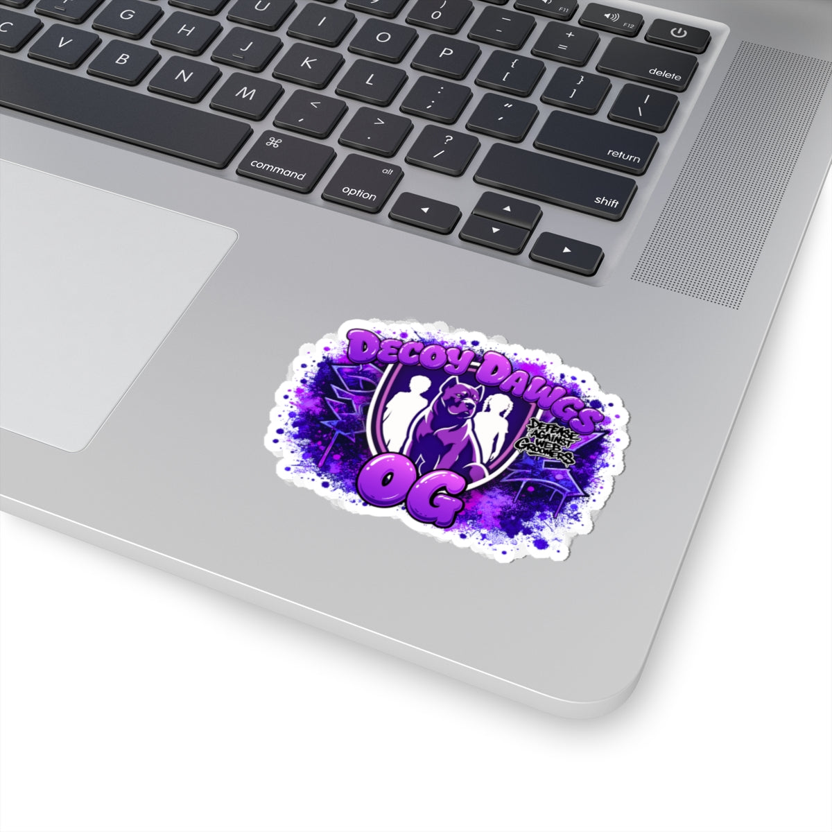 Purple OG Decoy DAWGs Kiss-Cut Sticker