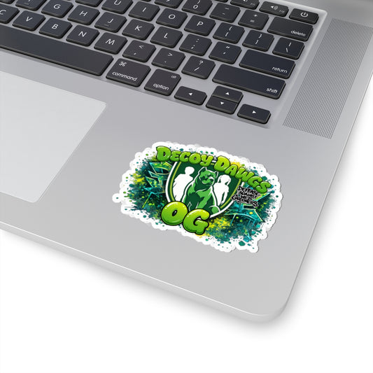 Green OG Decoy DAWGs Kiss-Cut Sticker