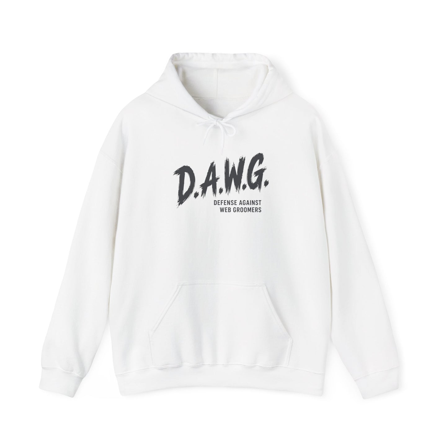 D.A.W.G. Hoodie – Defense Against Web Groomers Awareness Sweatshirt