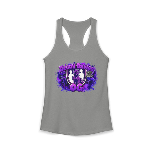 Purple OG DAWGs Deisgn Racerback Tank