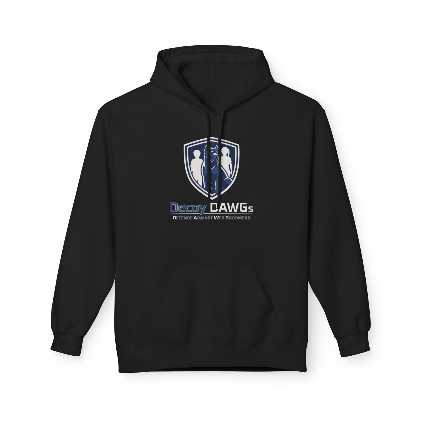 Decoy DAWGs Unisex Hoodie (Big Logo - Dark Clothes)