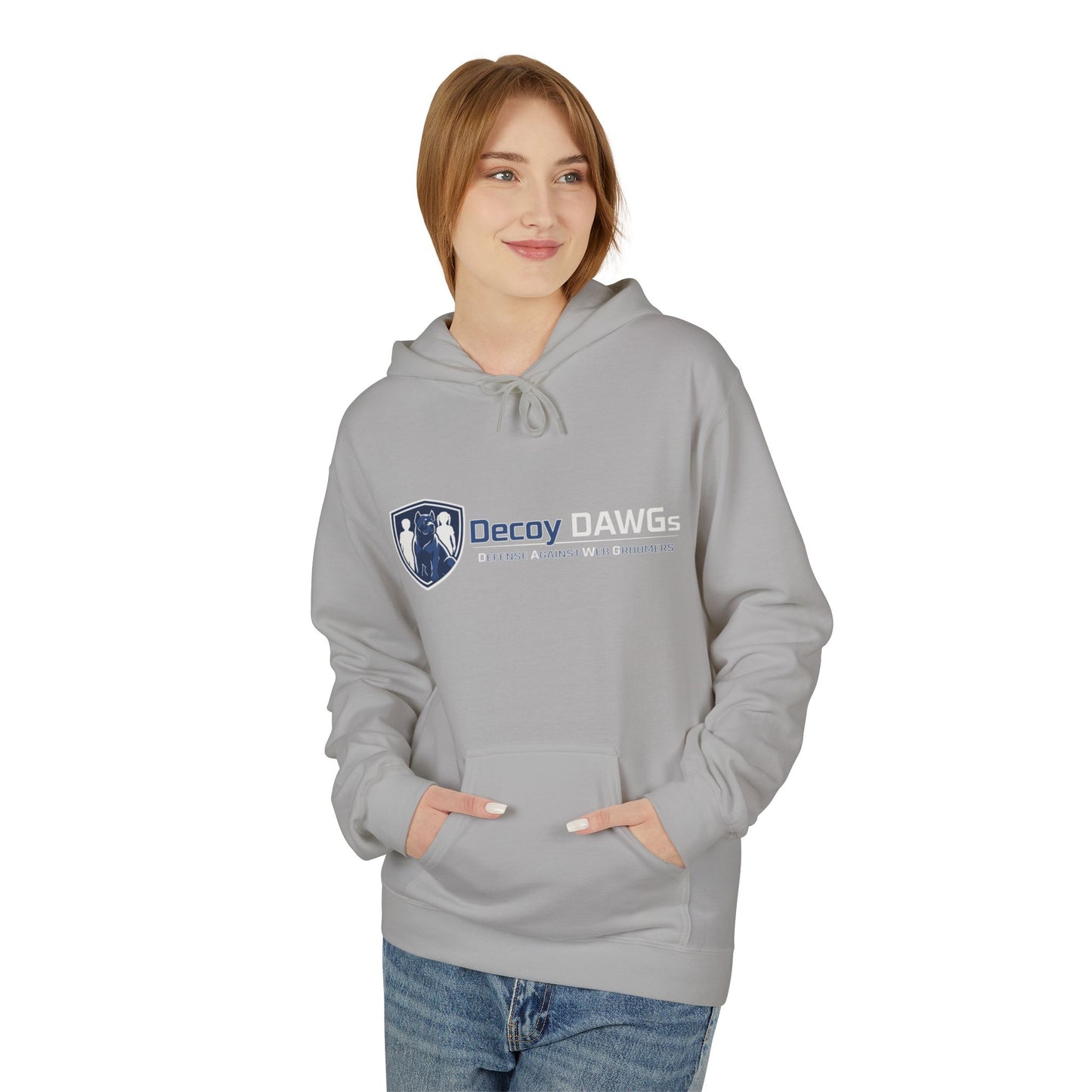 Decoy DAWGs Unisex Hoodie (Small Logo - Dark Clothes)