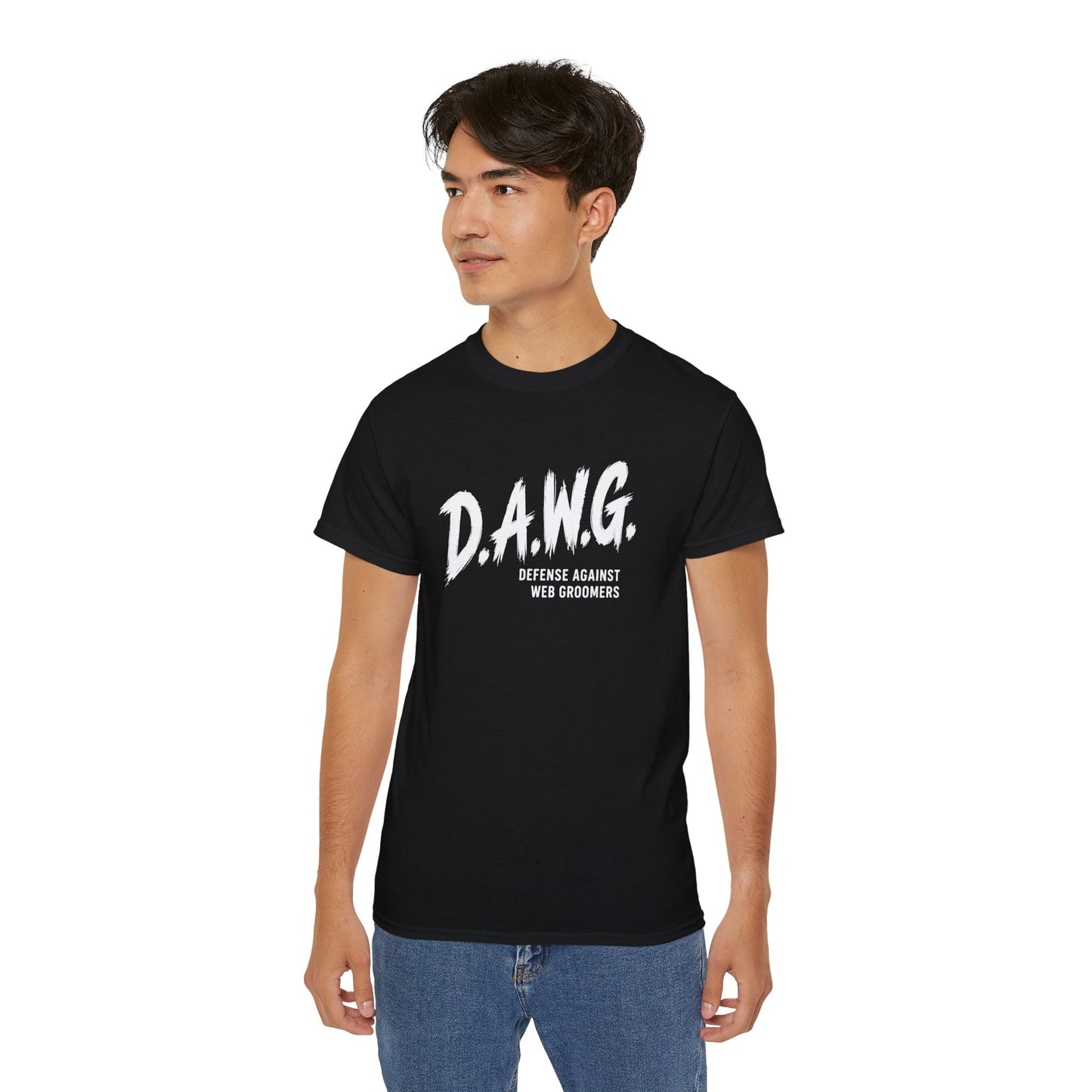 D.A.W.G. Tee — Defense Against Web Groomers Awareness Shirt