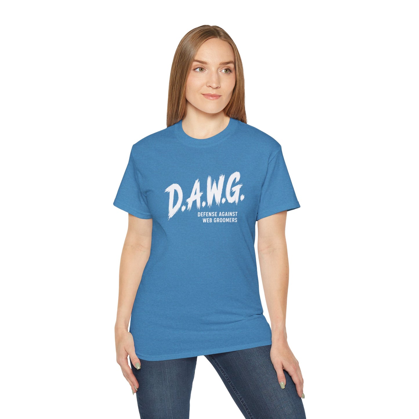 D.A.W.G. Tee — Defense Against Web Groomers Awareness Shirt