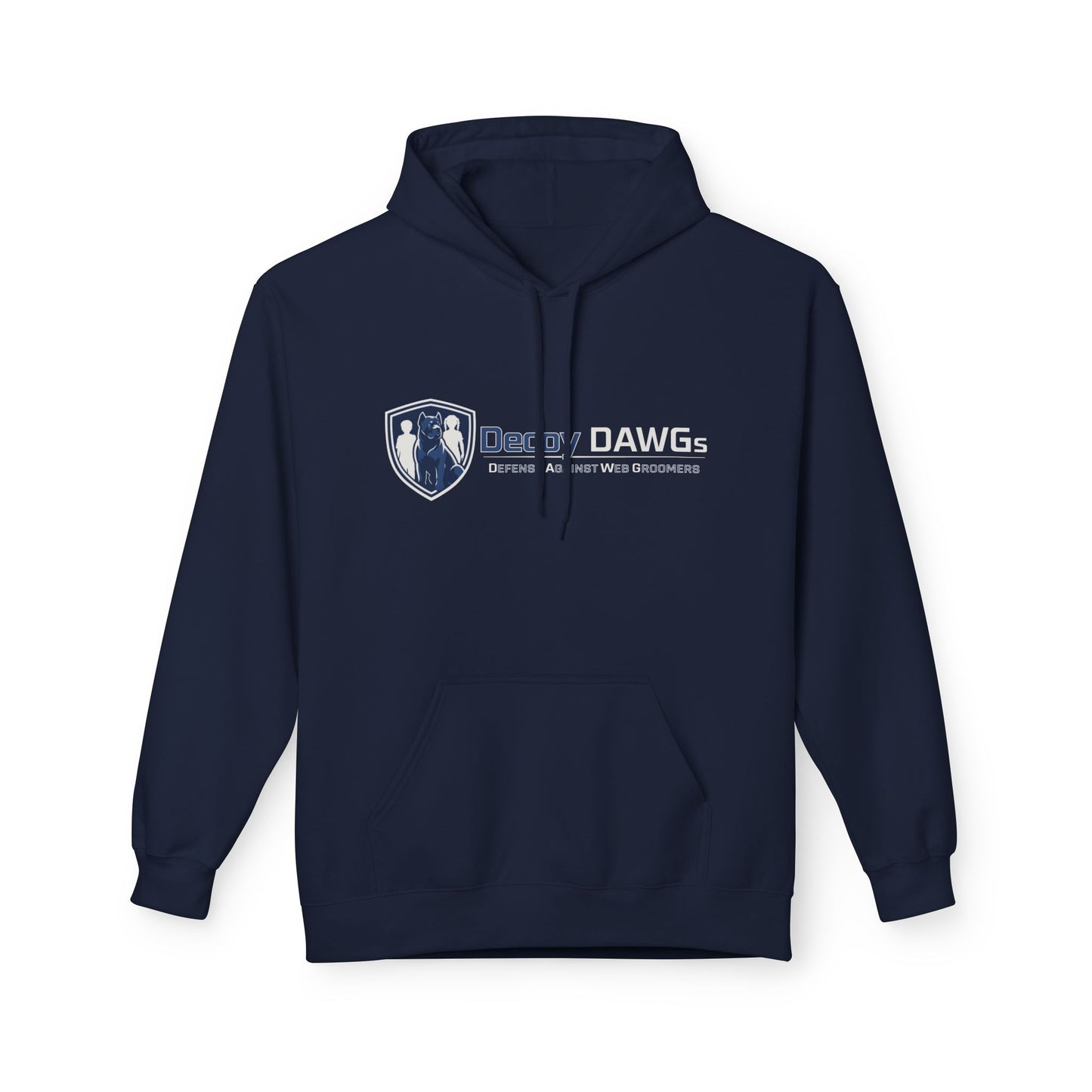 Decoy DAWGs Unisex Hoodie (Small Logo - Dark Clothes)