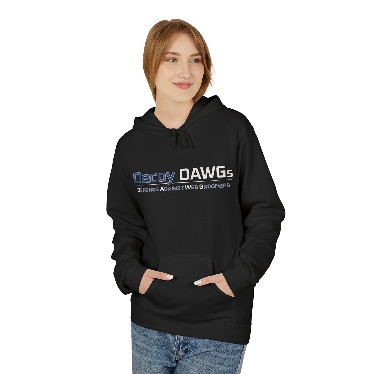 Decoy DAWGs Unisex Hoodie (Simple Logo - Dark Clothes)