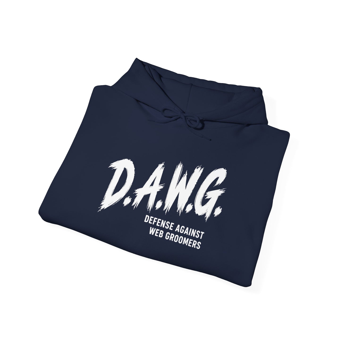 DAWG "Defense Against Web Groomers" Hoodie — Awareness & Advocacy Pullover