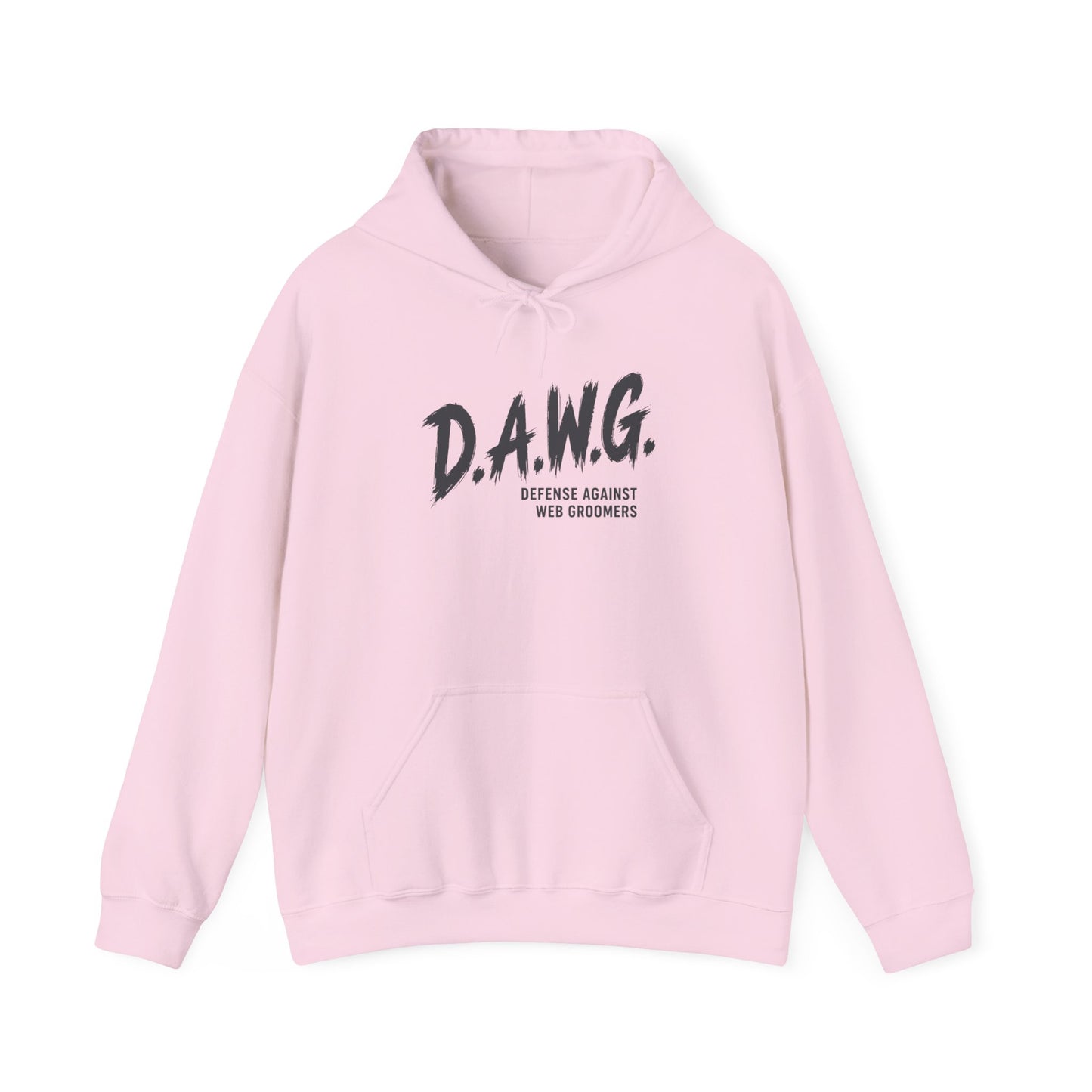 D.A.W.G. Hoodie – Defense Against Web Groomers Awareness Sweatshirt
