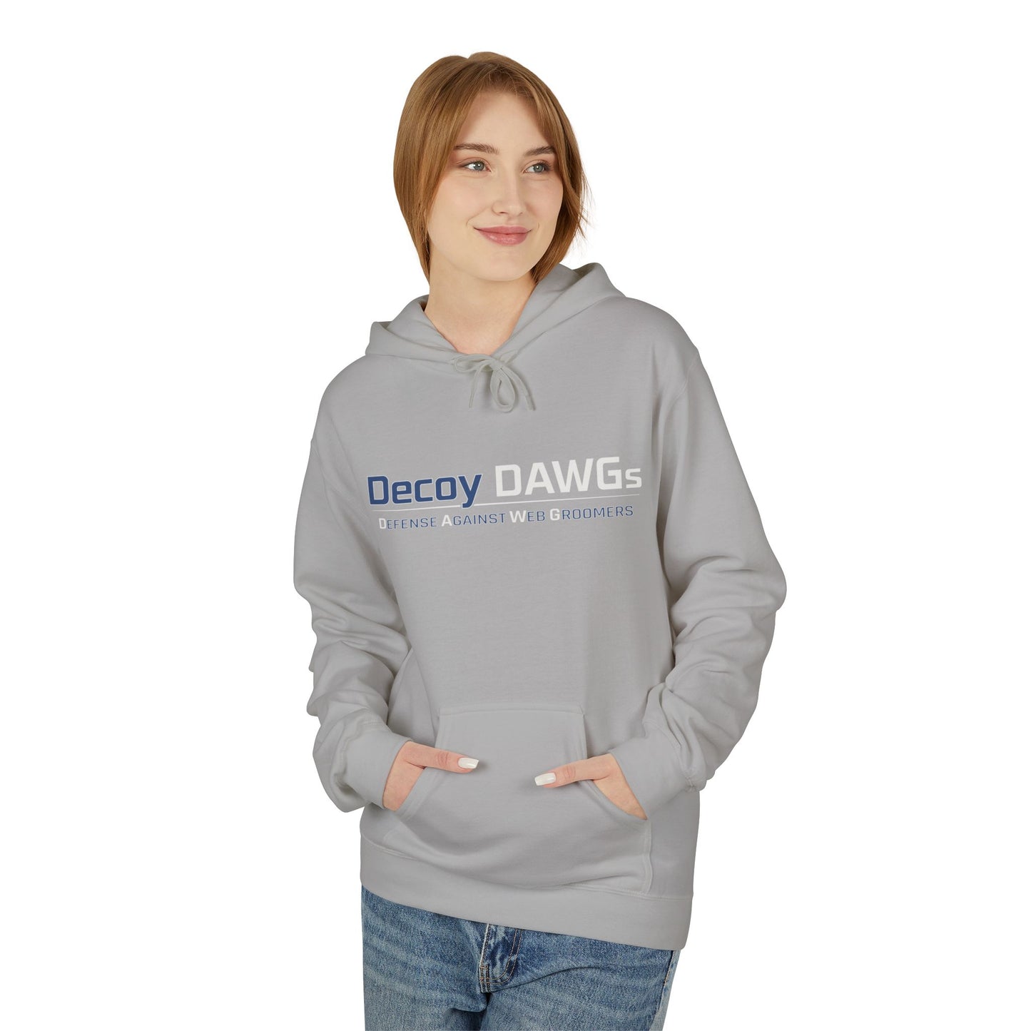 Decoy DAWGs Unisex Hoodie (Simple Logo - Dark Clothes)