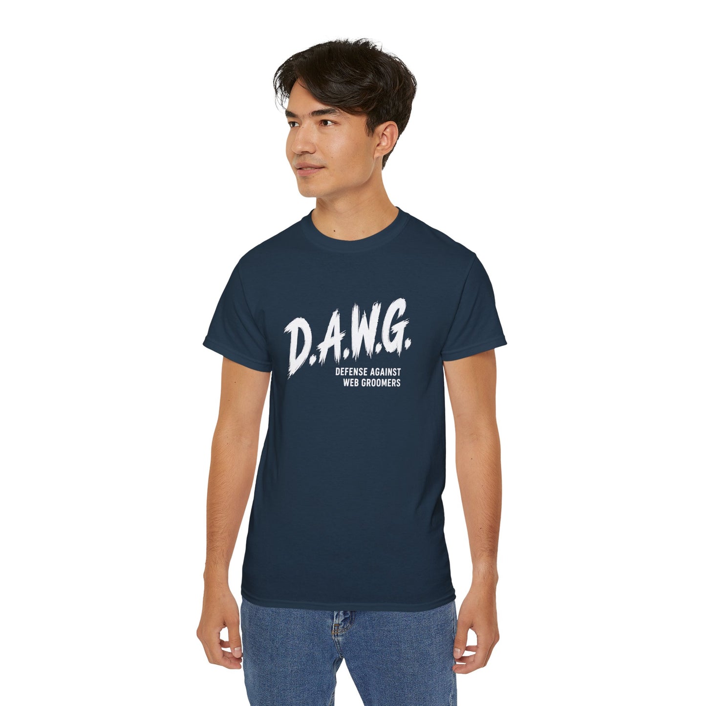 D.A.W.G. Tee — Defense Against Web Groomers Awareness Shirt