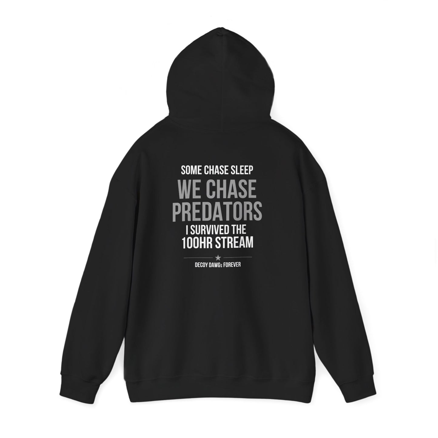 Decoy Dawgs 100HR Stream Hoodie — I Survived the 100HR Stream