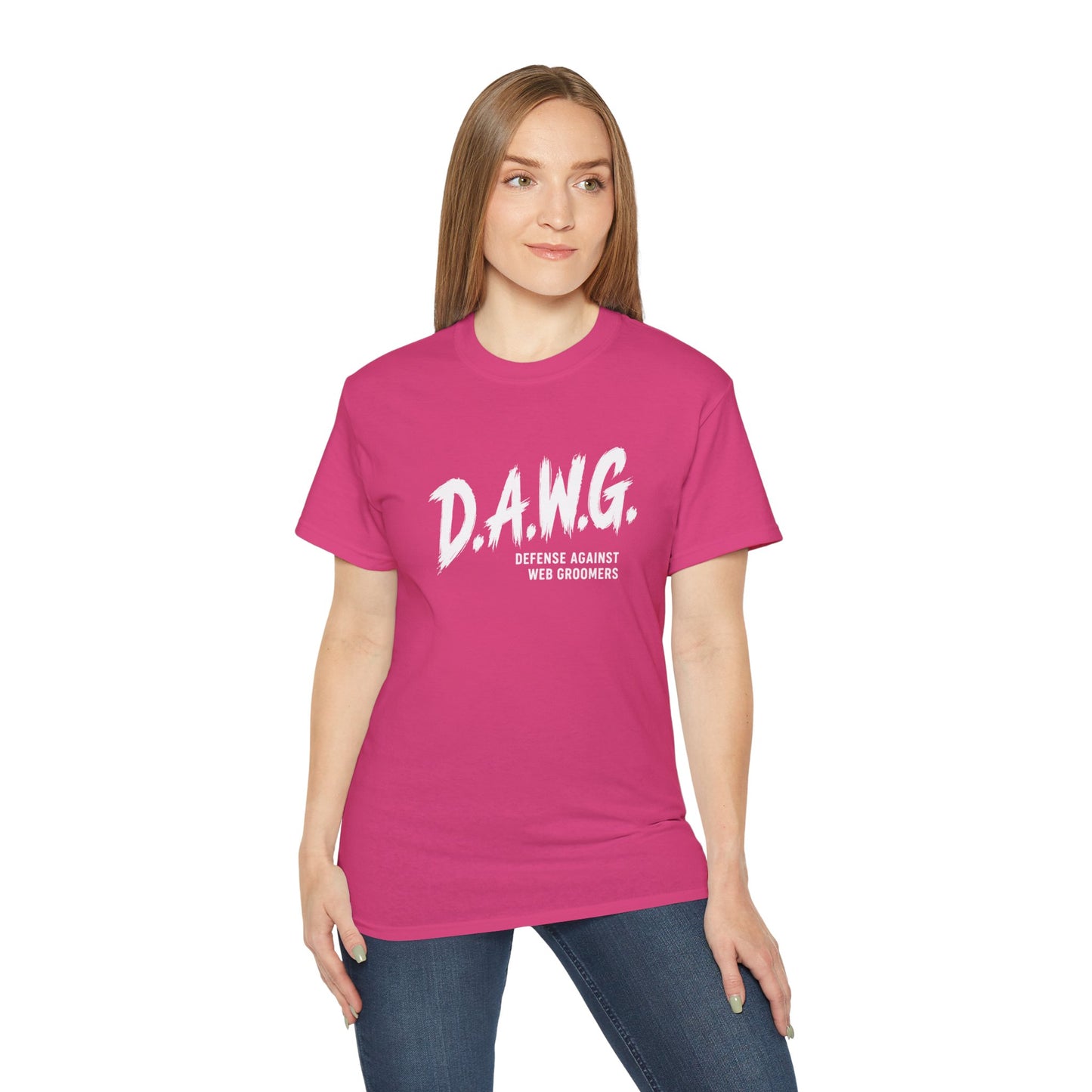 D.A.W.G. Tee — Defense Against Web Groomers Awareness Shirt