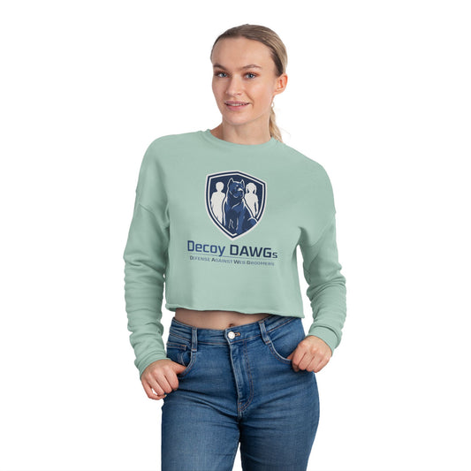 Decoy DAWGs Women's Cropped Sweatshirt (Big Logo)
