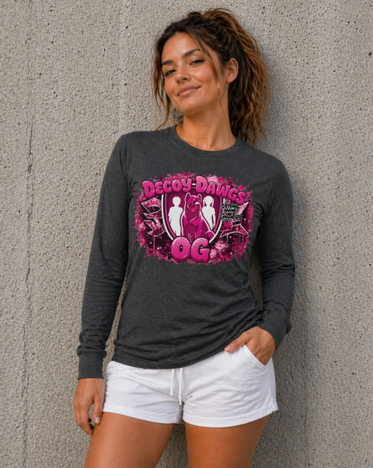 Pink OG DAWGs Design Unisex Long Sleeve