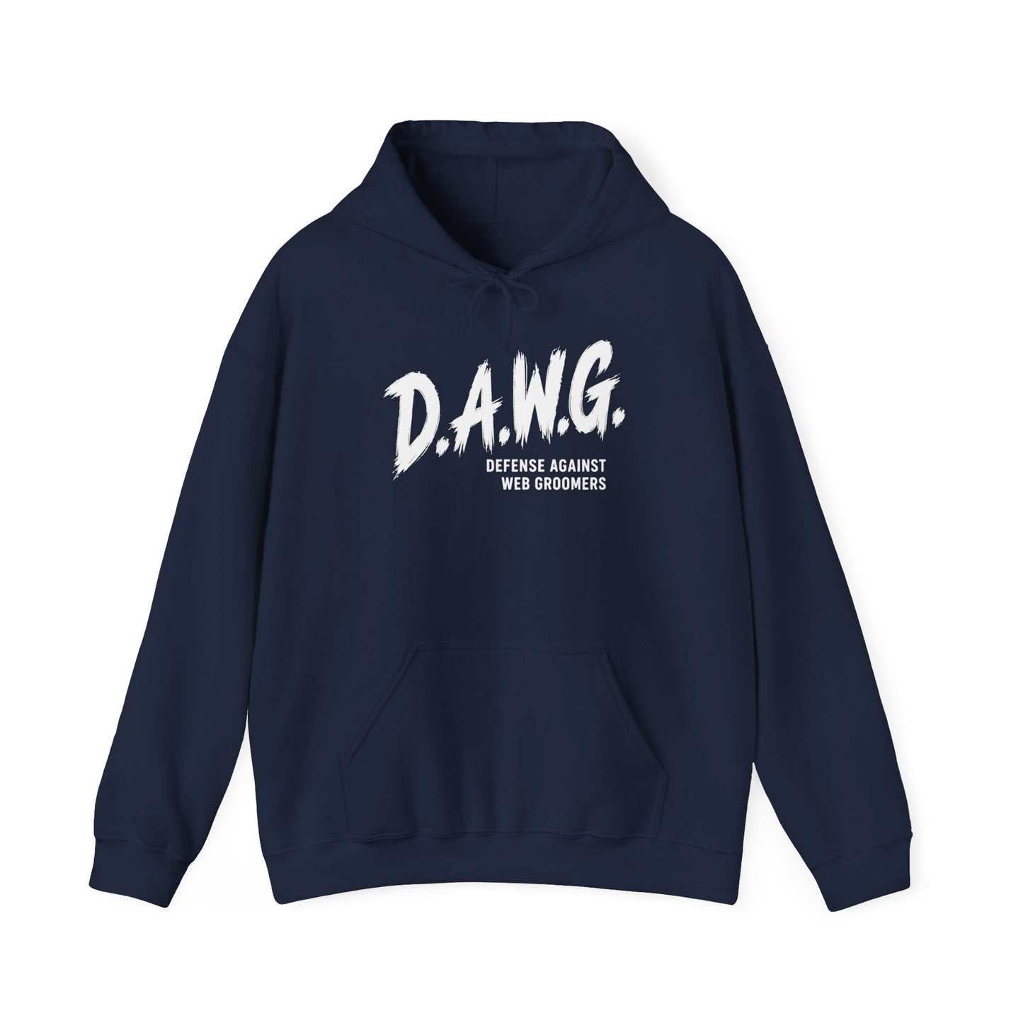 DAWG "Defense Against Web Groomers" Hoodie — Awareness & Advocacy Pullover