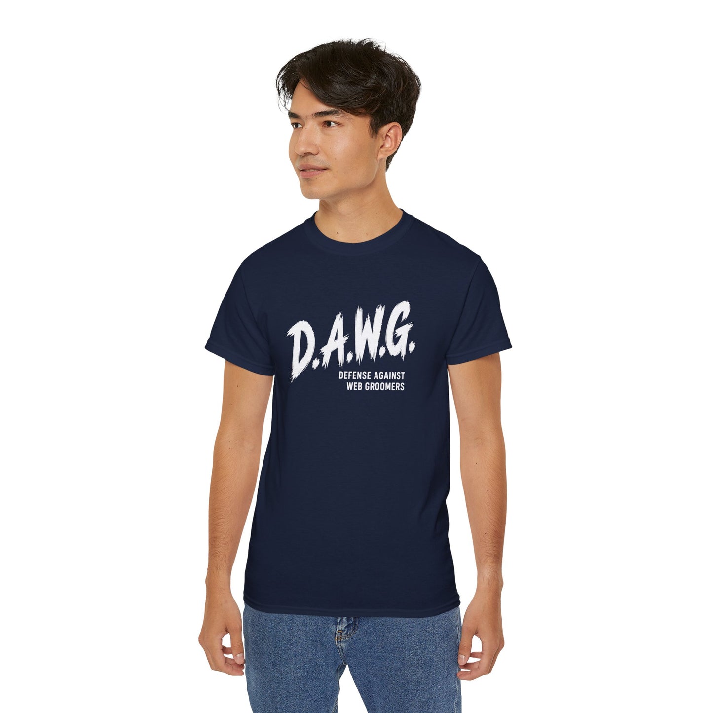 D.A.W.G. Tee — Defense Against Web Groomers Awareness Shirt