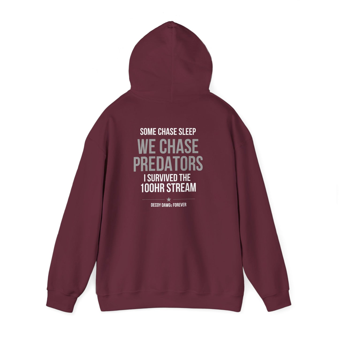 Decoy Dawgs 100HR Stream Hoodie — I Survived the 100HR Stream