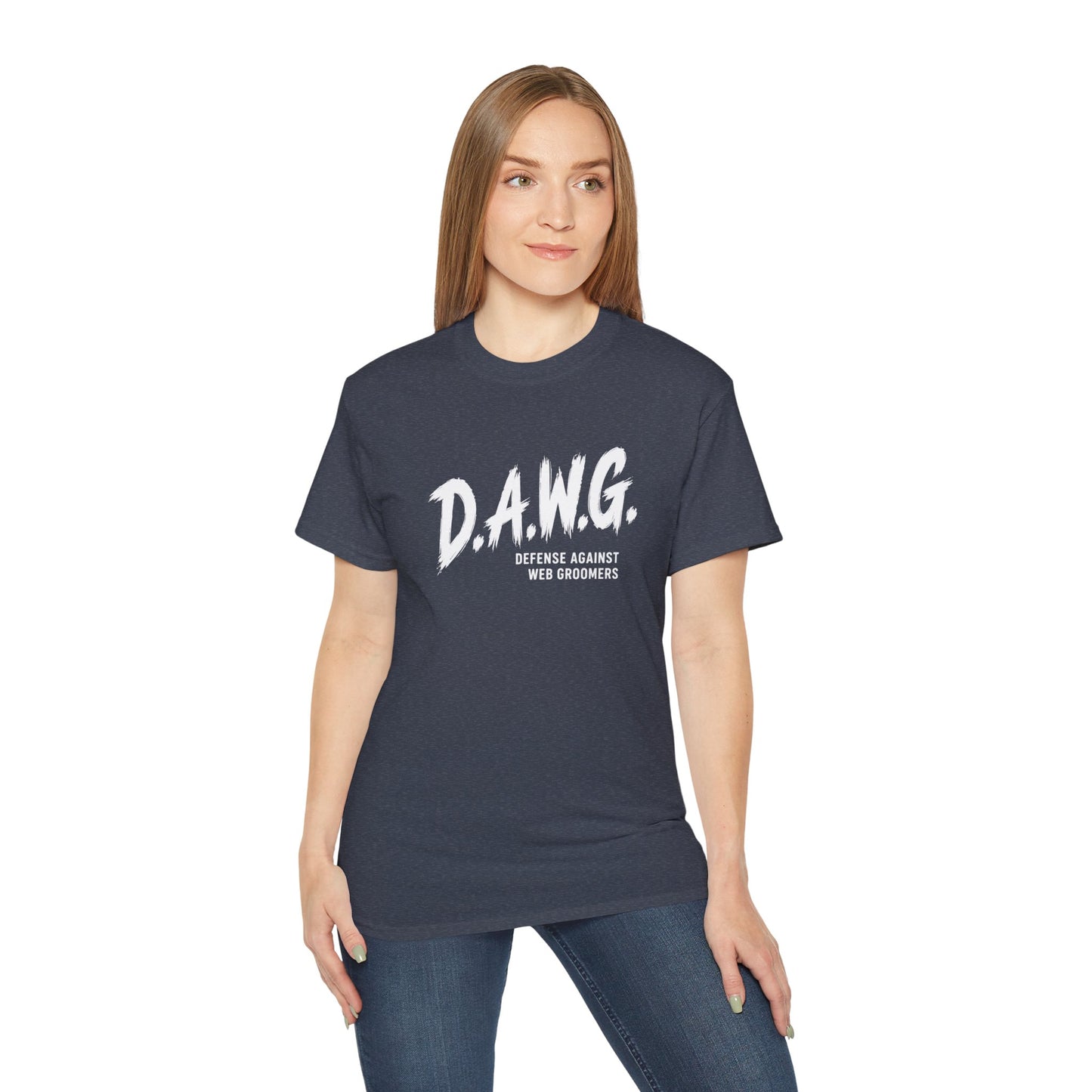 D.A.W.G. Tee — Defense Against Web Groomers Awareness Shirt