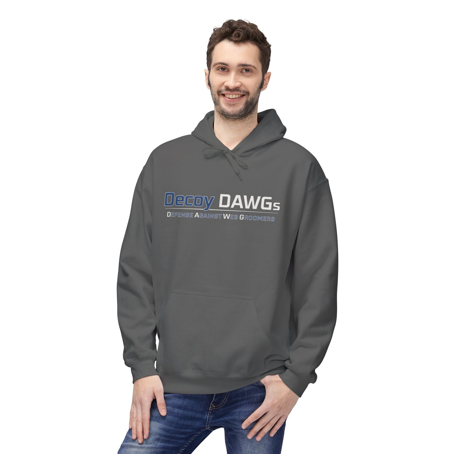 Decoy DAWGs Unisex Hoodie (Simple Logo - Dark Clothes)