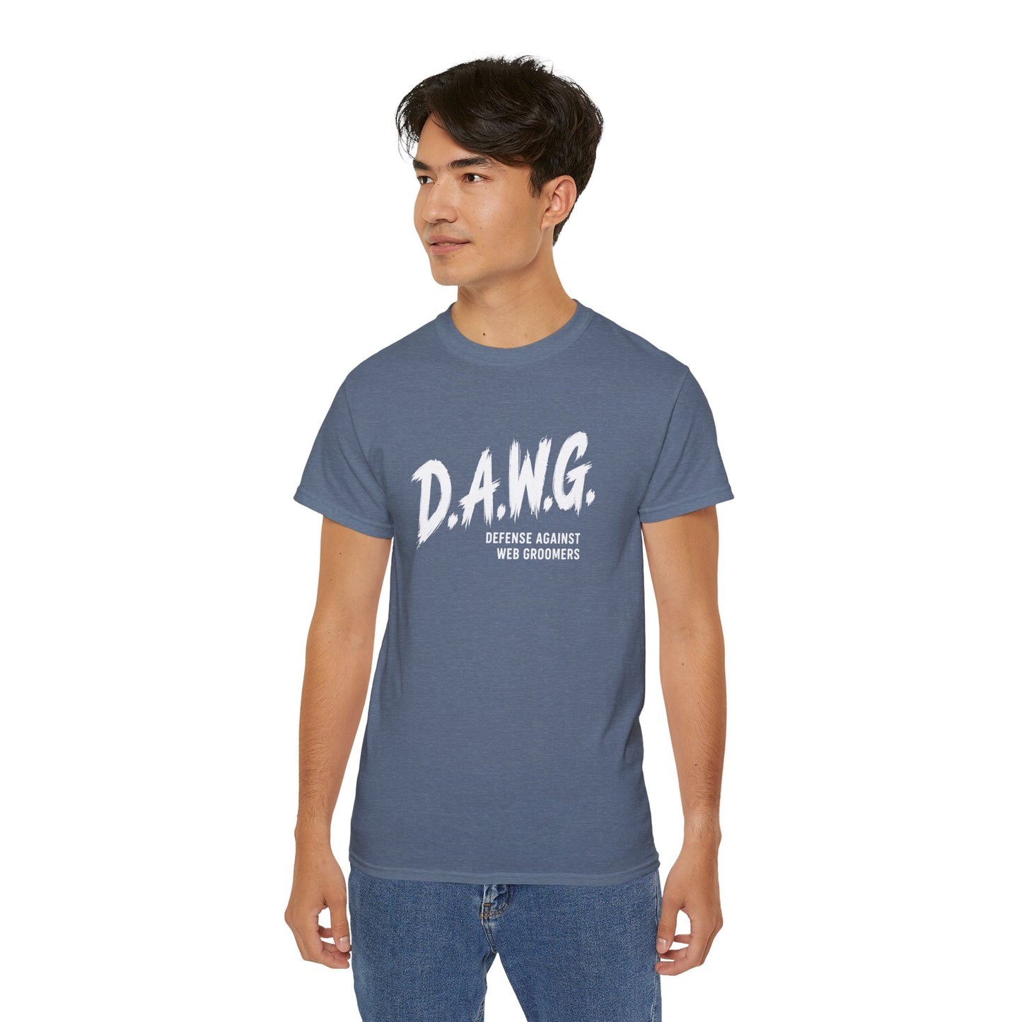 D.A.W.G. Tee — Defense Against Web Groomers Awareness Shirt