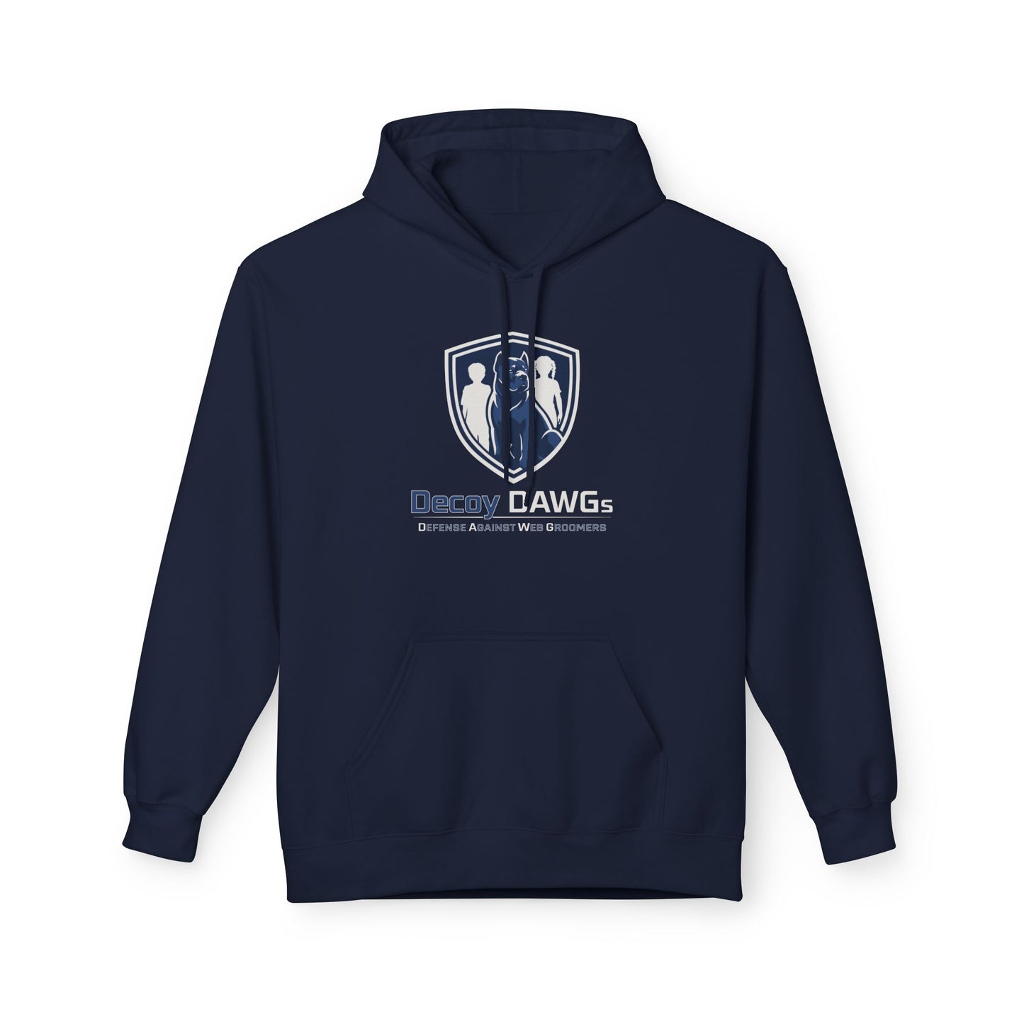 Decoy DAWGs Unisex Hoodie (Big Logo - Dark Clothes)