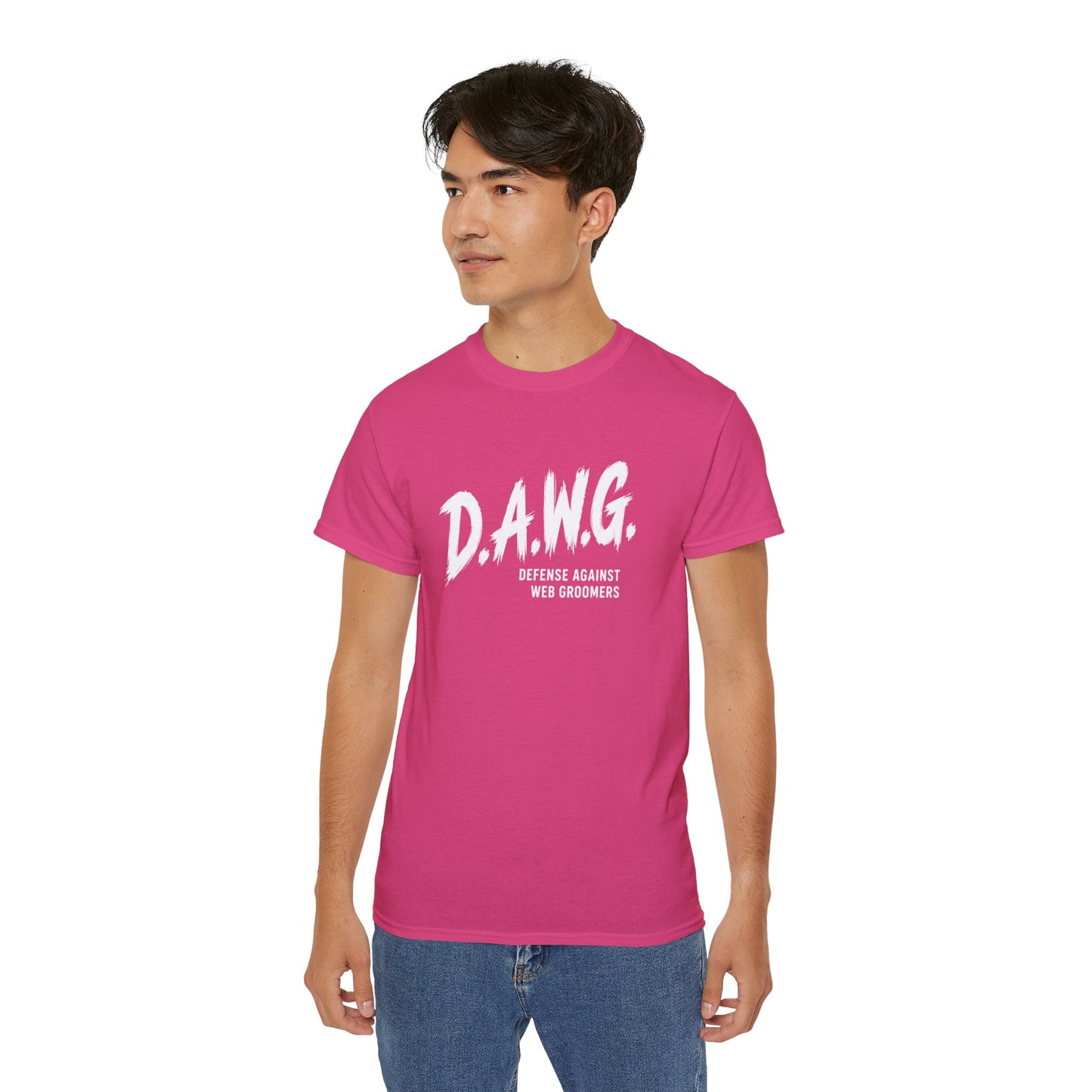 D.A.W.G. Tee — Defense Against Web Groomers Awareness Shirt
