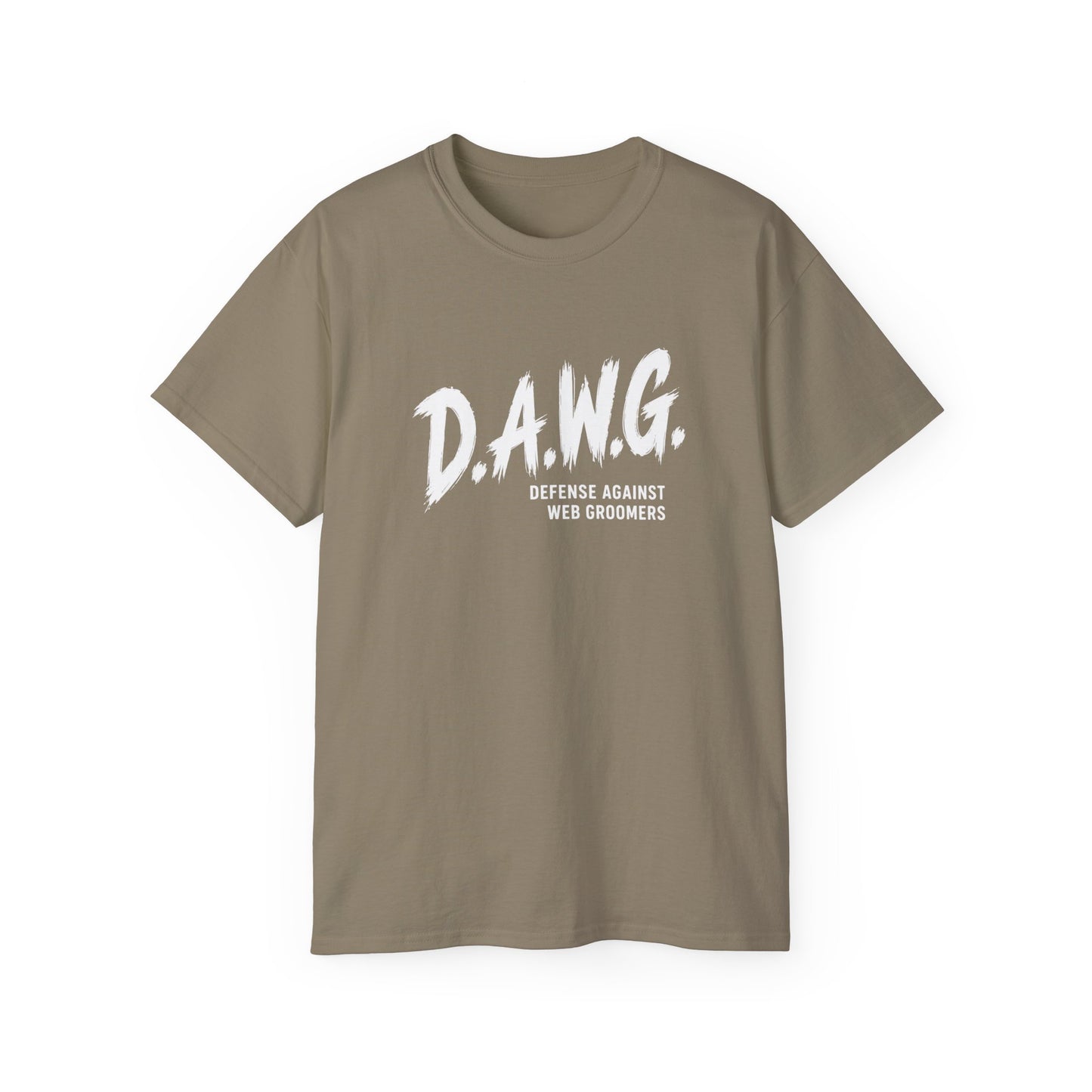 D.A.W.G. Tee — Defense Against Web Groomers Awareness Shirt