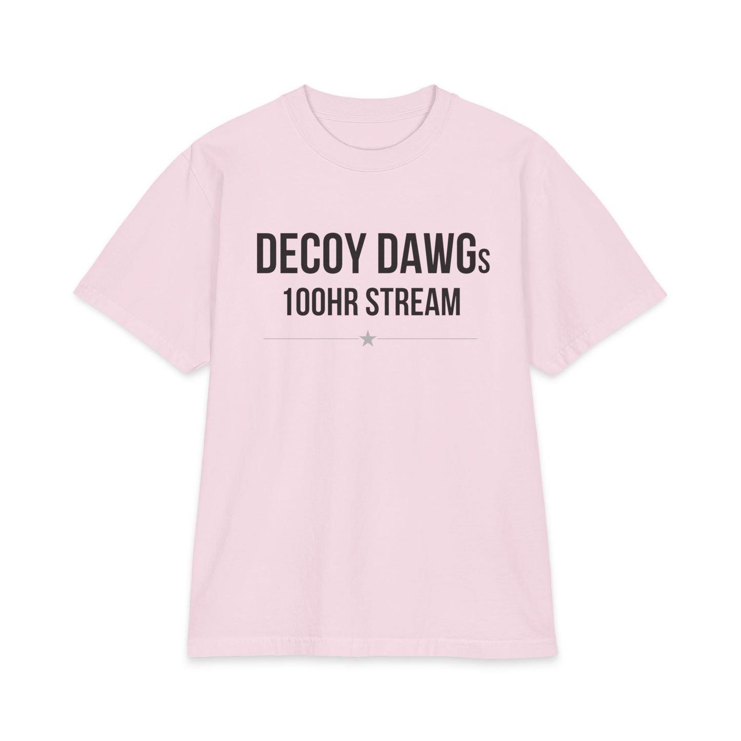 T-Shirt — Decoy Dawgs 100HR Stream "We Chase Predators" Survival Tee