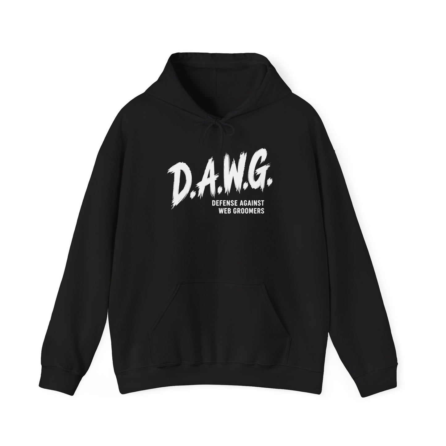 DAWG "Defense Against Web Groomers" Hoodie — Awareness & Advocacy Pullover