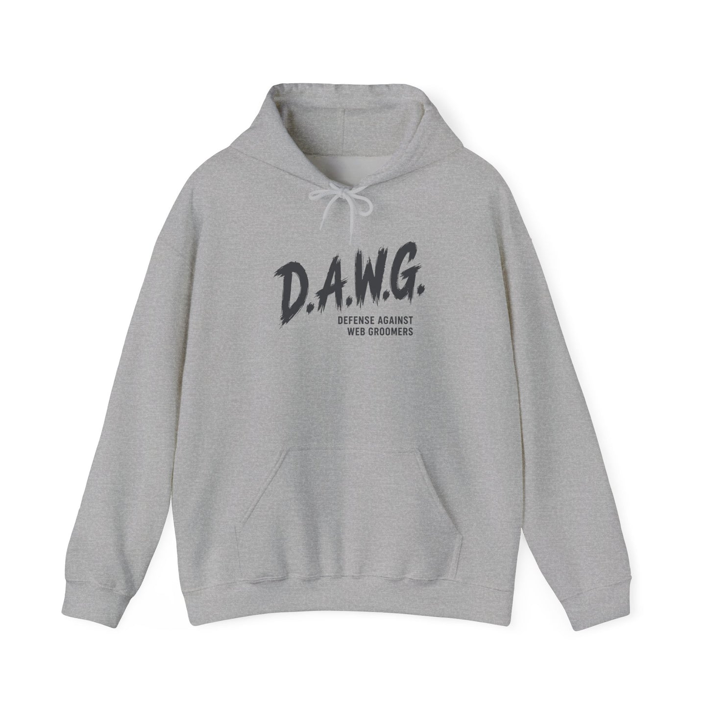 D.A.W.G. Hoodie – Defense Against Web Groomers Awareness Sweatshirt