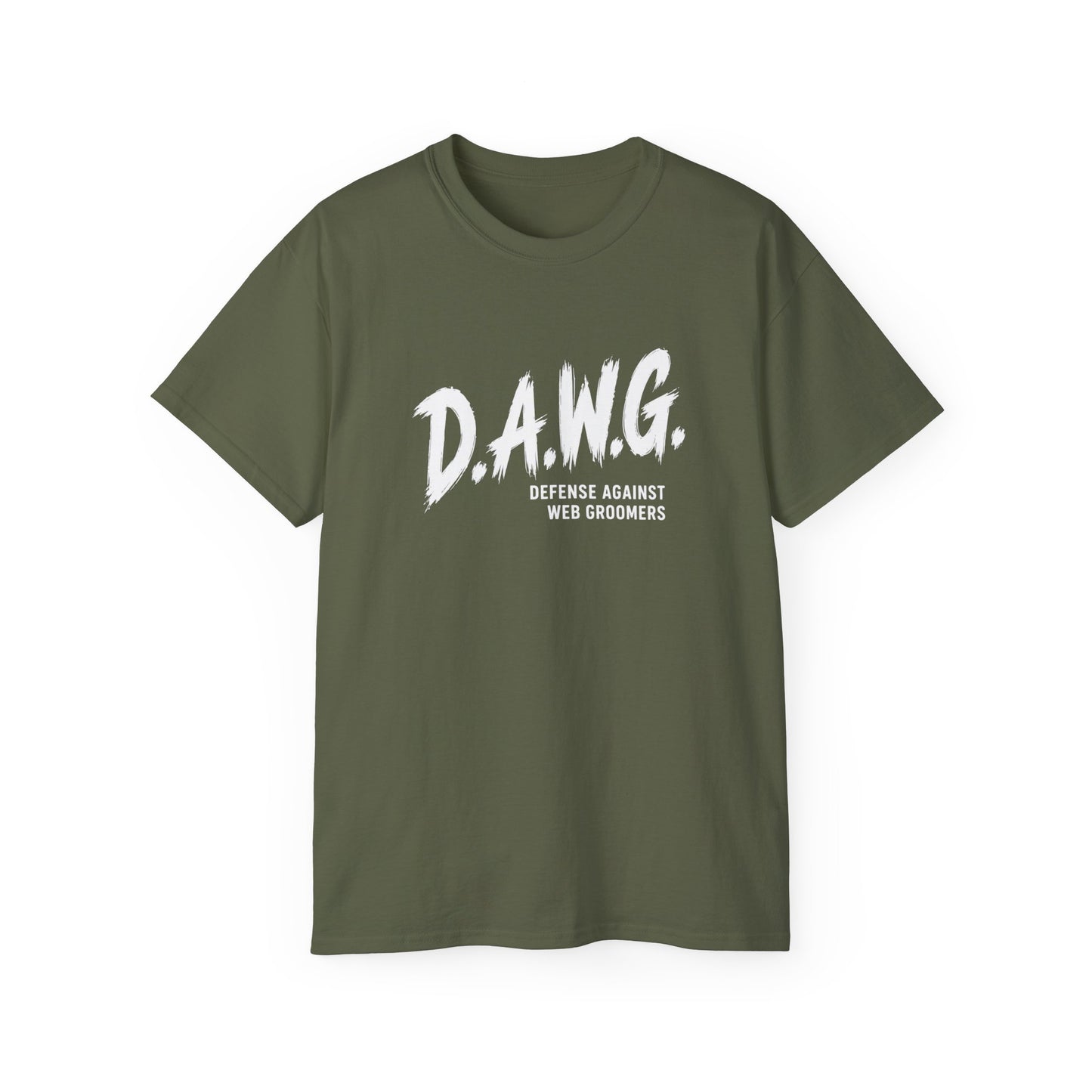 D.A.W.G. Tee — Defense Against Web Groomers Awareness Shirt