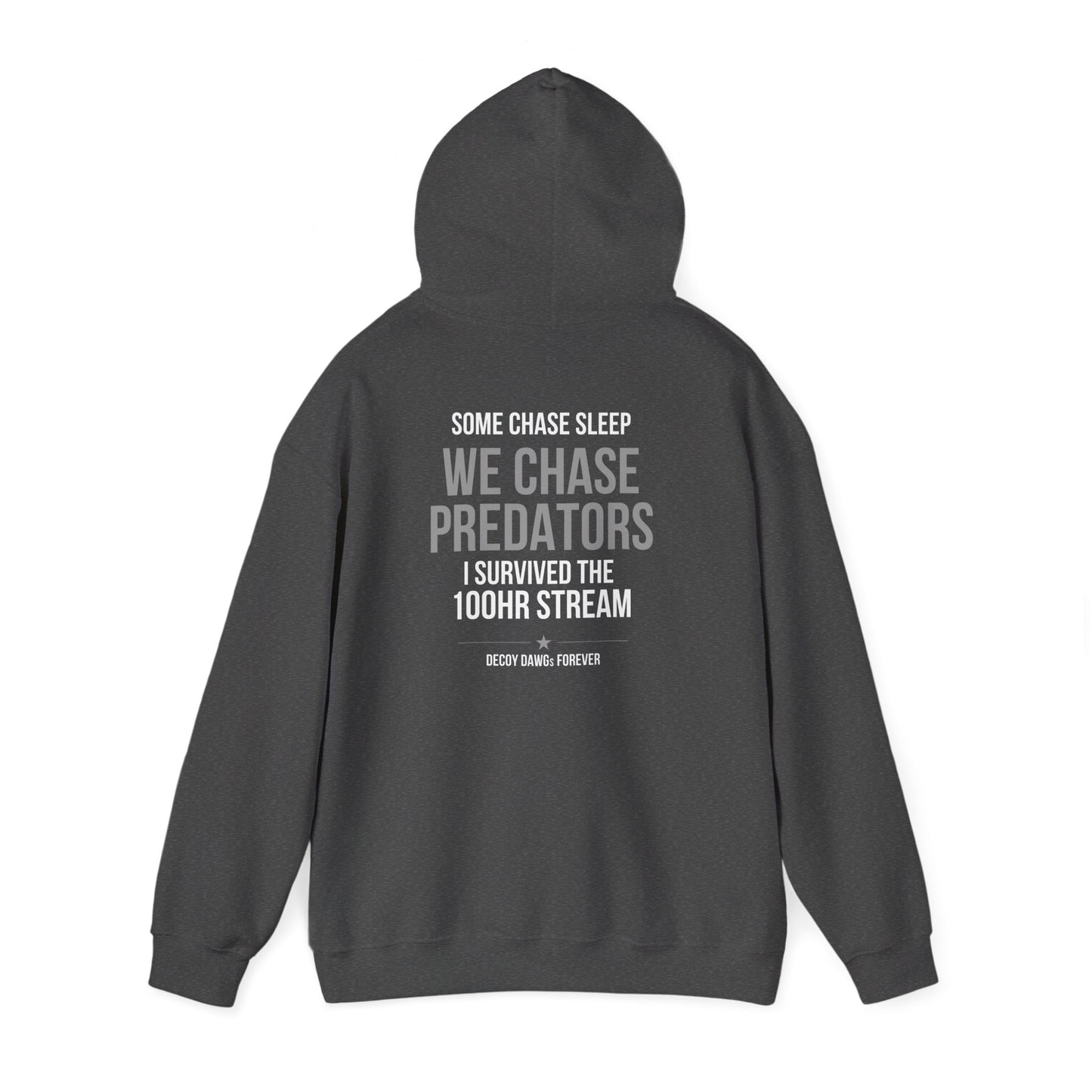 Decoy Dawgs 100HR Stream Hoodie — I Survived the 100HR Stream